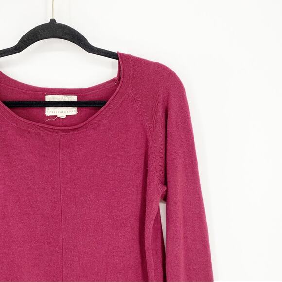 ⭐Debbie Morgan Maroon Long Tunic Sweater - Picture 1 of 7
